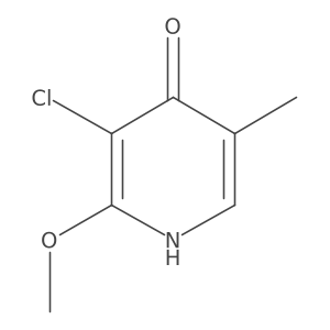 3-Chloro-2-methoxy-5-methylpyridin-4-ol Structure