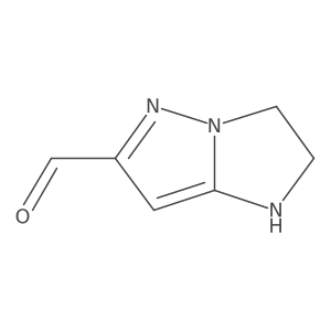 2,3-dihydro-1H-imidazo[1,2-b]pyrazole-6-carbaldehyde Structure