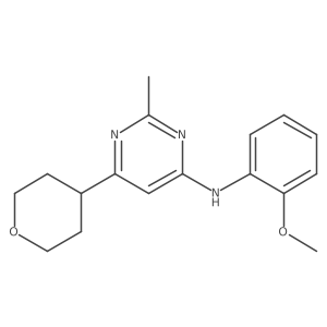 N-(2-methoxyphenyl)-2-methyl-6-(oxan-4-yl)pyrimidin-4-amine结构式
