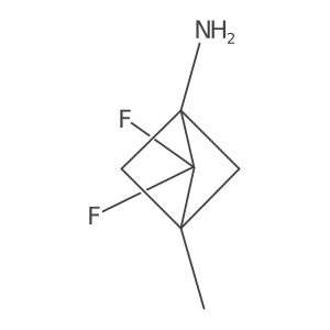2,2-Difluoro-3-methylbicyclo[1.1.1]pentan-1-amine Structure