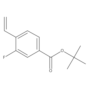 tert-Butyl 3-fluoro-4-vinylbenzoate Structure