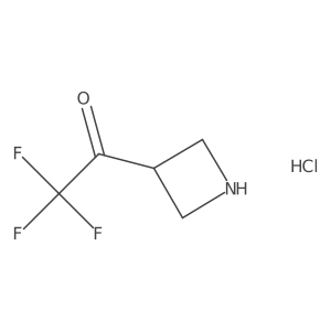 1-(Azetidin-3-yl)-2,2,2-trifluoro-ethanone;hydrochloride Structure