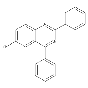 6-Chloro-2,4-diphenylquinazoline Structure