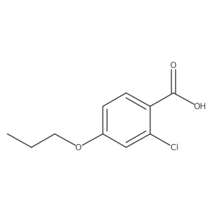 2-Chloro-4-propoxybenzoic acid Structure