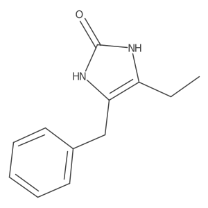 2H-Imidazol-2-one, 4-ethyl-1,3-dihydro-5-(phenylmethyl)- Structure