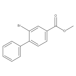 Methyl 3-bromo-4-phenylbenzoate Structure