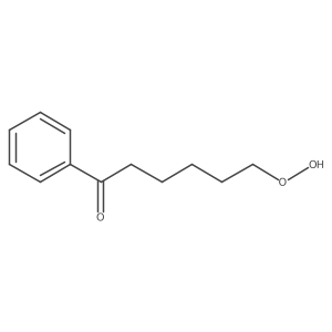 6-Hydroperoxy-1-phenyl-1-hexanone结构式