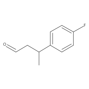 3-(4-Fluorophenyl)butanal结构式