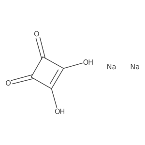 3-Cyclobutene-1,2-dione, 3,4-dihydroxy-, disodium salt结构式