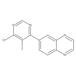 6-(6-Chloro-5-methylpyrimidin-4-yl)quinoxaline结构式