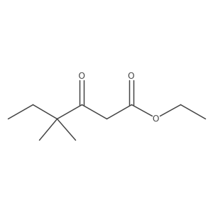Ethyl 4,4-dimethyl-3-oxohexanoate结构式