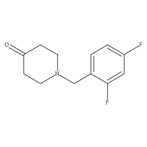 1-(2,4-Difluorobenzyl)piperidin-4-one Structure