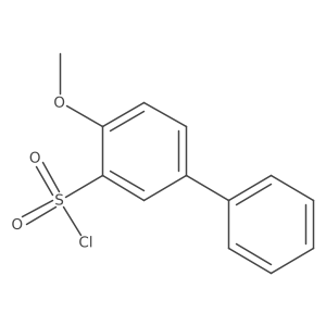 4-Methoxy[1,1'-biphenyl]-3-sulfonyl chloride Structure