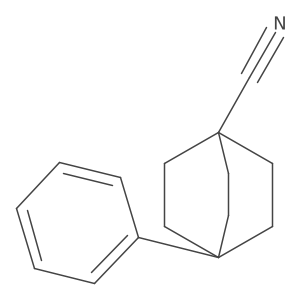 4-Phenylbicyclo[2.2.2]octane-1-carbonitrile结构式