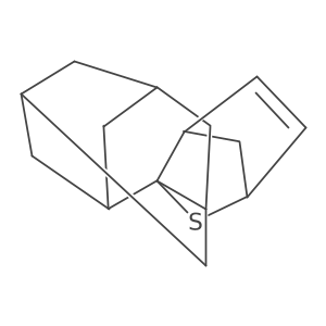 Spiro[2-thiabicyclo[2.2.1]hept-5-ene-3,2'-adamantane]结构式