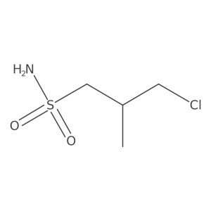 3-Chloro-2-methylpropane-1-sulfonamide结构式