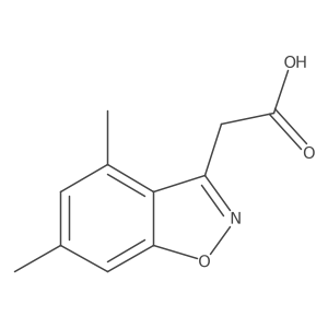 2-(4,6-Dimethylbenzo[d]isoxazol-3-yl)acetic acid Structure