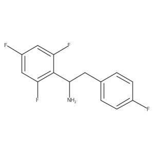 4-Fluoro-I+/--(2,4,6-trifluorophenyl)benzeneethanamine Structure