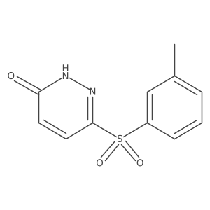 6-(m-Tolylsulfonyl)pyridazin-3-ol Structure