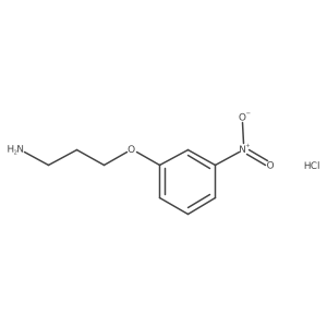 3-(3-Nitrophenoxy)propylamine HCl结构式