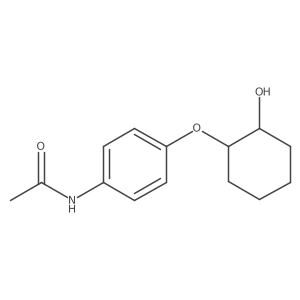 N-[4-[(1R,2R)-2-Hydroxycyclohexyl]oxyphenyl]acetamide结构式