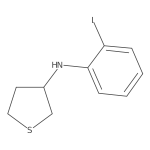 N-(2-iodophenyl)thiolan-3-amine Structure