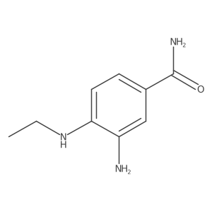 3-Amino-4-(ethylamino)benzamide结构式