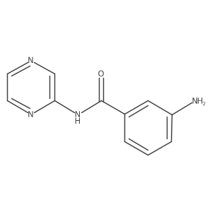3-amino-N-(pyrazin-2-yl)benzamide Structure