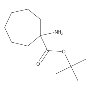 Tert-butyl 1-aminocycloheptane-1-carboxylate Structure
