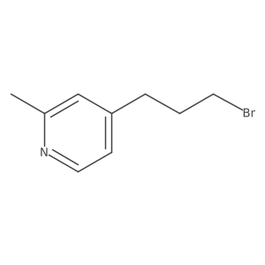 4-(3-Bromopropyl)-2-methylpyridine Structure