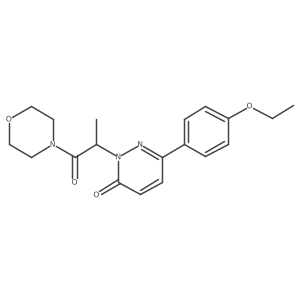 6-(4-ethoxyphenyl)-2-(1-morpholino-1-oxopropan-2-yl)pyridazin-3(2H)-one结构式