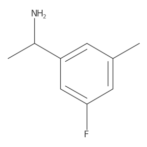 (S)-1-(3-Fluoro-5-methylphenyl)ethan-1-amine结构式