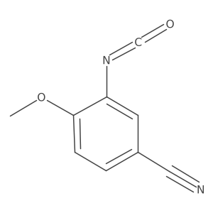 3-Isocyanato-4-methoxybenzonitrile结构式