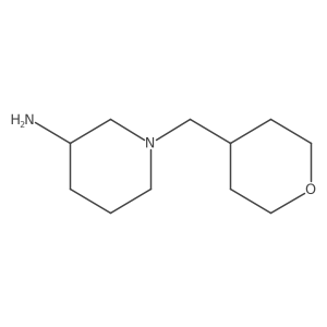 1-((tetrahydro-2H-pyran-4-yl)methyl)piperidin-3-amine Structure