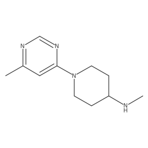 N-methyl-1-(6-methylpyrimidin-4-yl)piperidin-4-amine Structure