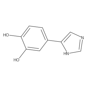 4-(1H-Imidazol-4-YL)-benzene-1,2-diol Structure
