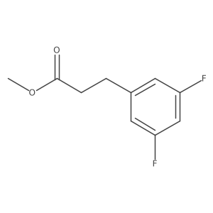 Methyl 3-(3,5-difluorophenyl)propanoate Structure