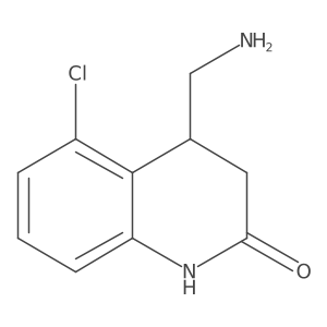 4-(Aminomethyl)-5-chloro-1,2,3,4-tetrahydroquinolin-2-one Structure
