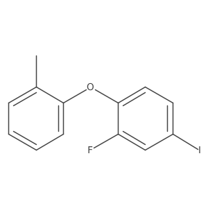 2-Fluoro-4-iodo-1-(O-tolyloxy)benzene Structure
