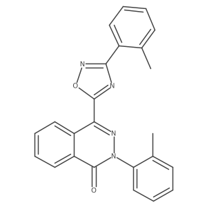 2-(2-methylphenyl)-4-[3-(2-methylphenyl)-1,2,4-oxadiazol-5-yl]phthalazin-1(2H)-one Structure