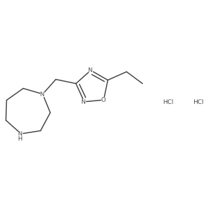 1-[(5-Ethyl-1,2,4-oxadiazol-3-yl)methyl]-1,4-diazepane dihydrochloride Structure