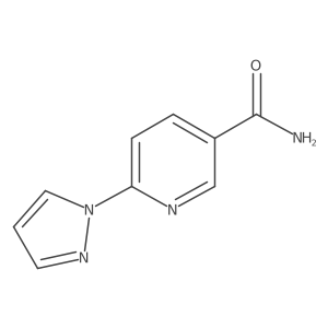 6-(1H-pyrazol-1-yl)nicotinamide Structure