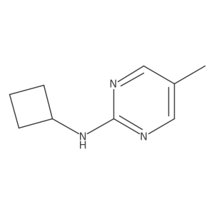 N-cyclobutyl-5-methylpyrimidin-2-amine Structure