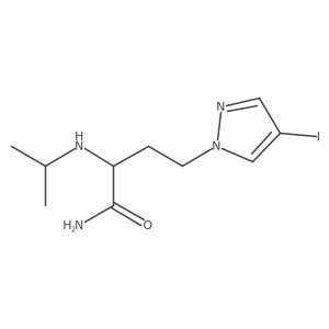 4-(4-Iodo-1h-pyrazol-1-yl)-2-(isopropylamino)butanamide Structure