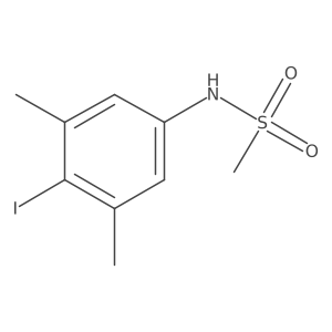 N-(4-iodo-3,5-dimethylphenyl)methanesulfonamide结构式