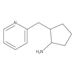 2-[(Pyridin-2-yl)methyl]cyclopentan-1-amine结构式
