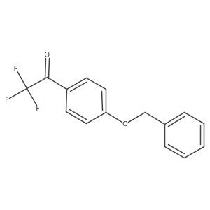 4-Trifluoroacetylphenol benzyl ether Structure