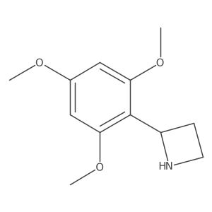 2-(2,4,6-Trimethoxyphenyl)azetidine结构式