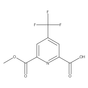 6-(Methoxycarbonyl)-4-(trifluoromethyl)pyridine-2-carboxylic acid Structure