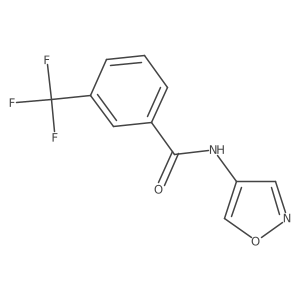 N-(isoxazol-4-yl)-3-(trifluoromethyl)benzamide Structure